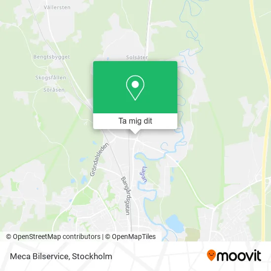 Meca Bilservice karta