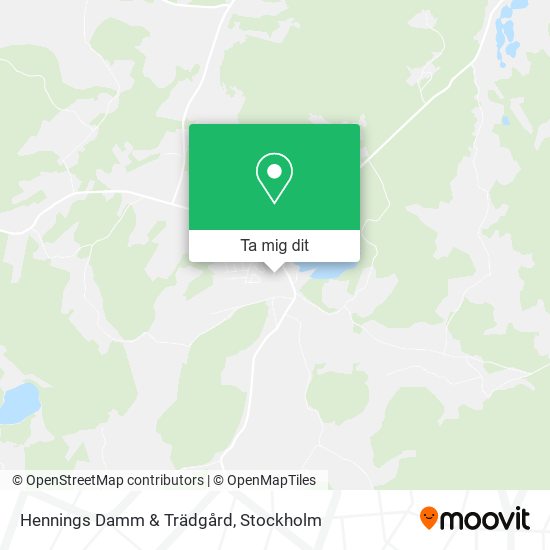 Hennings Damm & Trädgård karta
