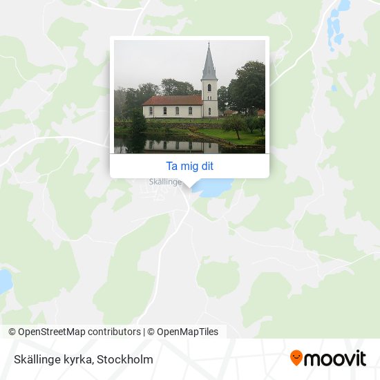 Skällinge kyrka karta