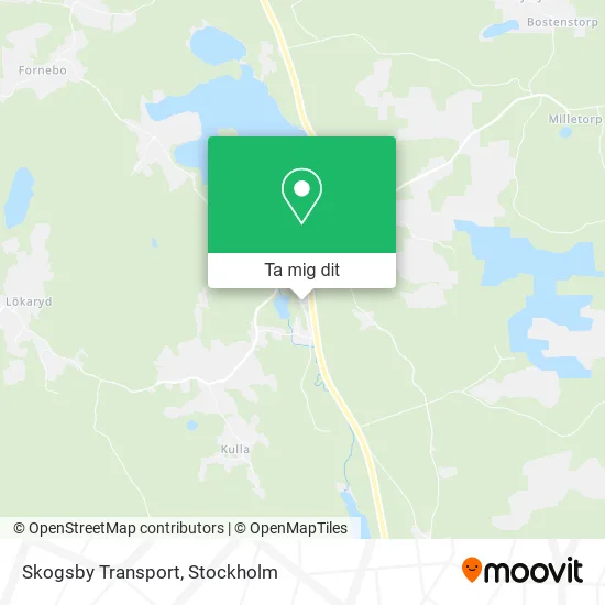 Skogsby Transport karta