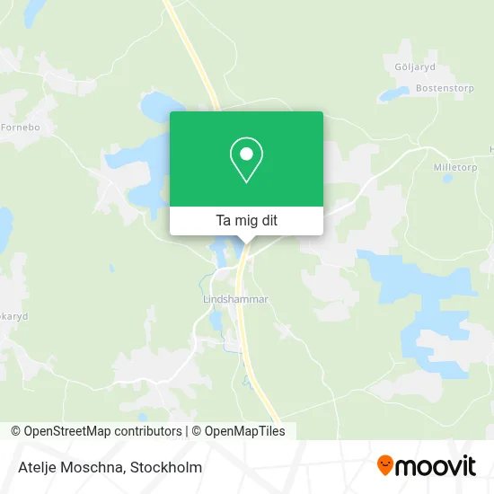 Atelje Moschna karta