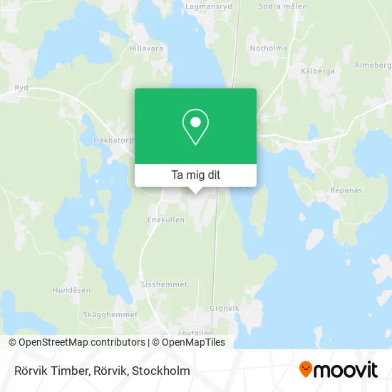 Rörvik Timber, Rörvik karta