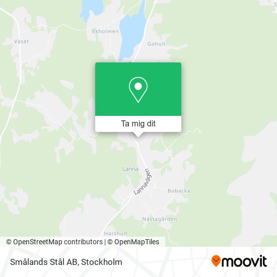 Smålands Stål AB karta