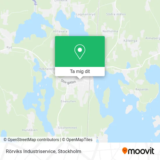 Rörviks Industriservice karta