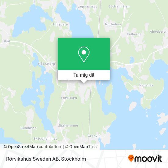 Rörvikshus Sweden AB karta