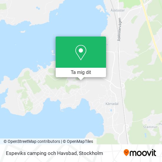 Espeviks camping och Havsbad karta