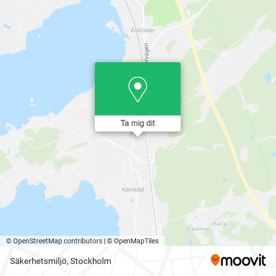 Säkerhetsmiljö karta