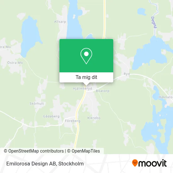 Emilorosa Design AB karta