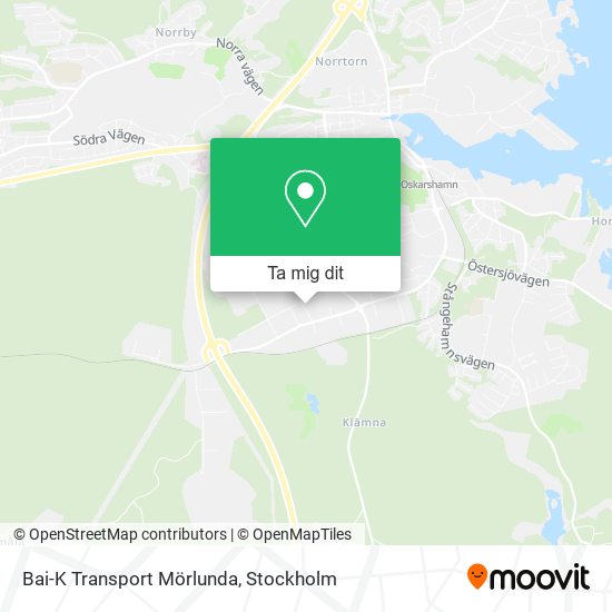 Bai-K Transport Mörlunda karta