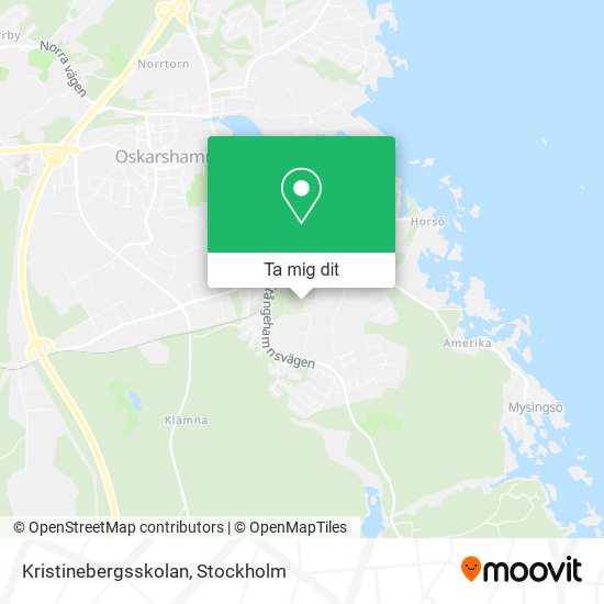 Kristinebergsskolan karta