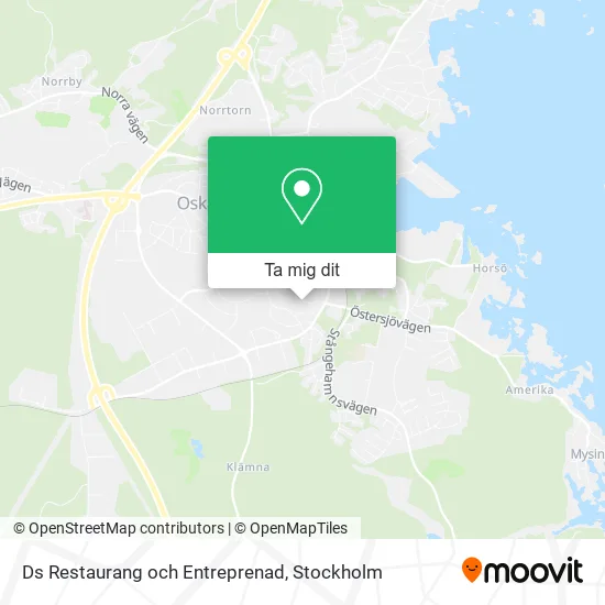 Ds Restaurang och Entreprenad karta