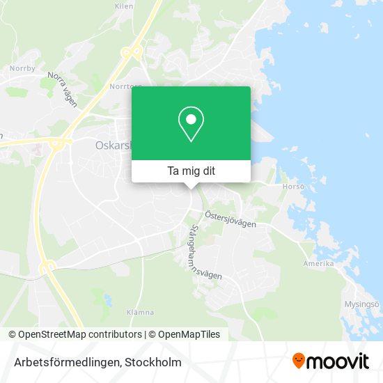 Arbetsförmedlingen karta