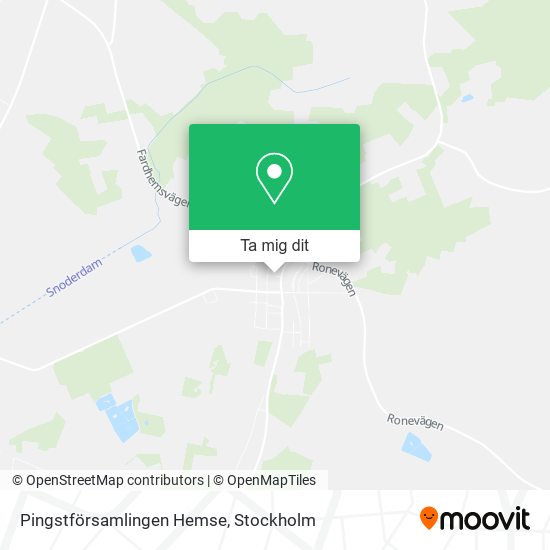 Pingstförsamlingen Hemse karta