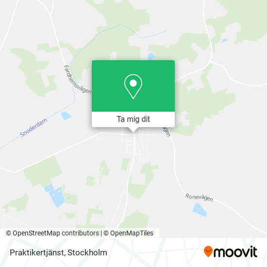 Praktikertjänst karta