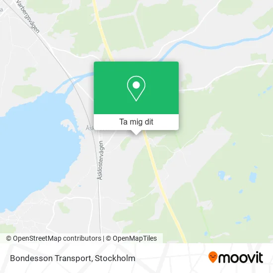 Bondesson Transport karta
