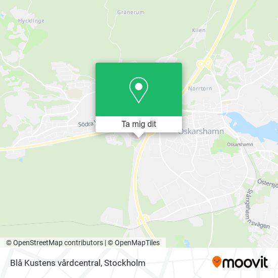 Blå Kustens vårdcentral karta