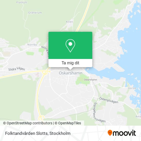 Folktandvården Slotts karta