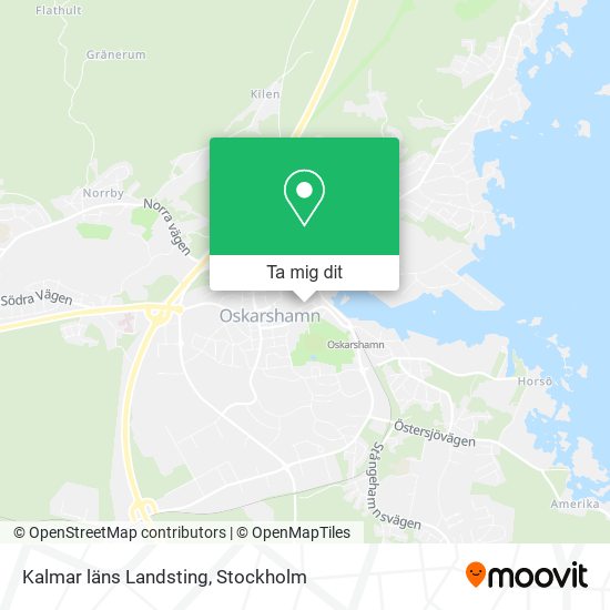 Kalmar läns Landsting karta