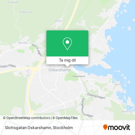Slottsgatan Oskarshamn karta