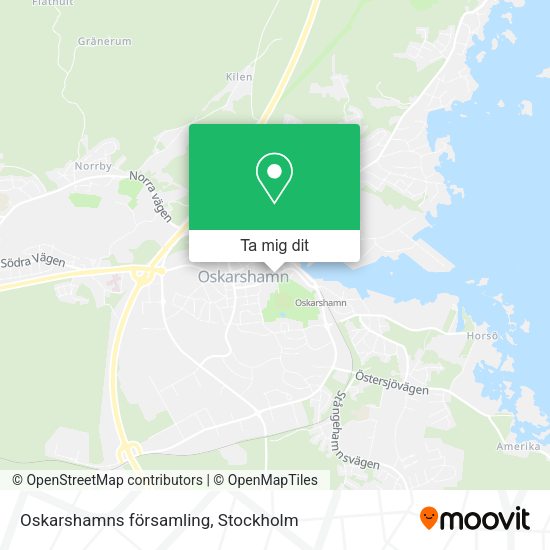 Oskarshamns församling karta