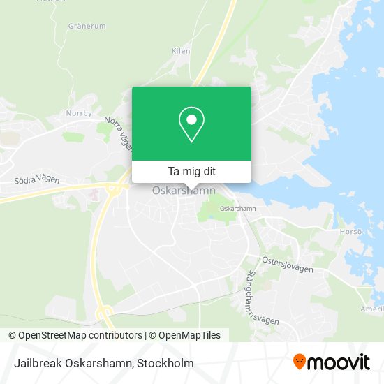 Jailbreak Oskarshamn karta