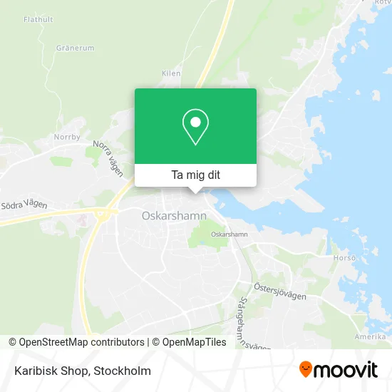 Karibisk Shop karta