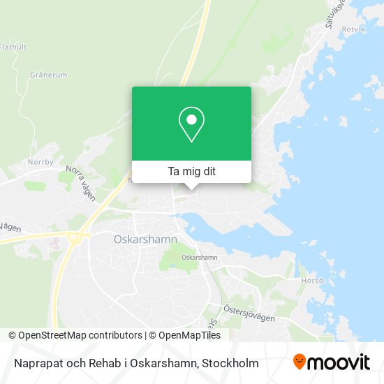Naprapat och Rehab i Oskarshamn karta