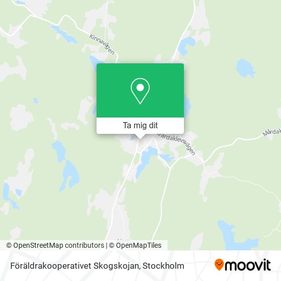 Föräldrakooperativet Skogskojan karta