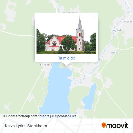 Kalvs kyrka karta