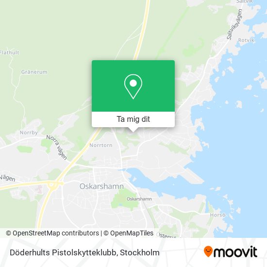 Döderhults Pistolskytteklubb karta