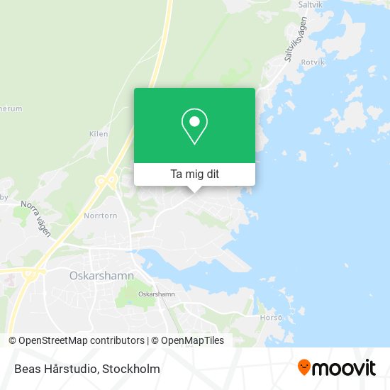 Beas Hårstudio karta