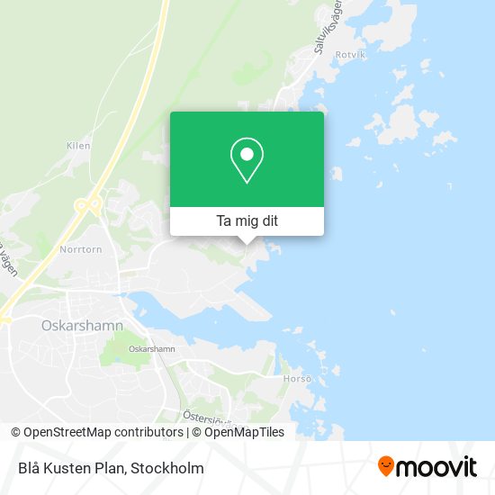 Blå Kusten Plan karta