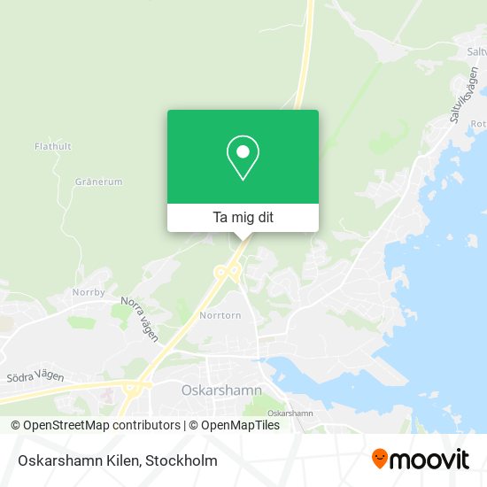 Oskarshamn Kilen karta