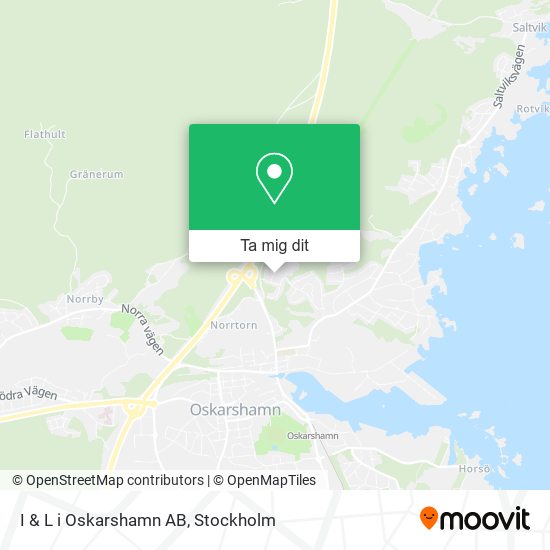 I & L i Oskarshamn AB karta