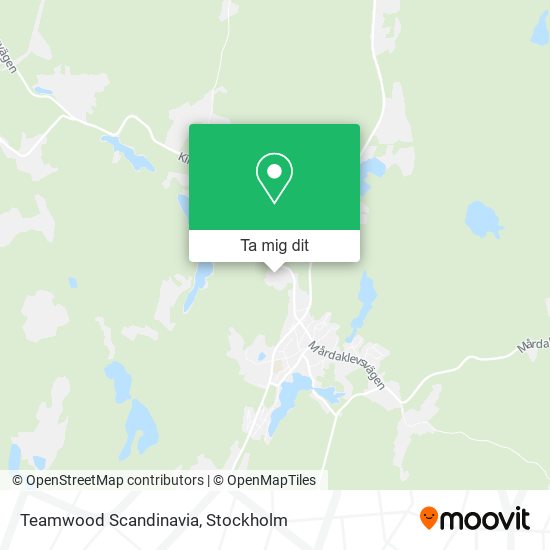 Teamwood Scandinavia karta