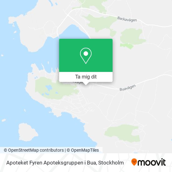 Apoteket Fyren Apoteksgruppen i Bua karta