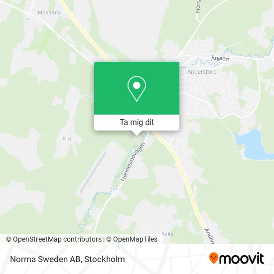 Norma Sweden AB karta