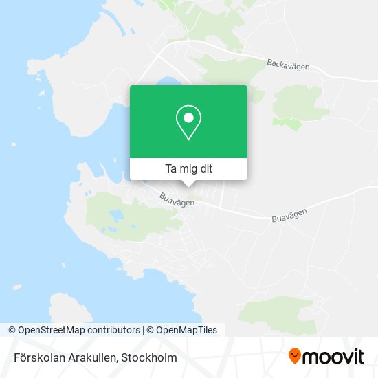 Förskolan Arakullen karta