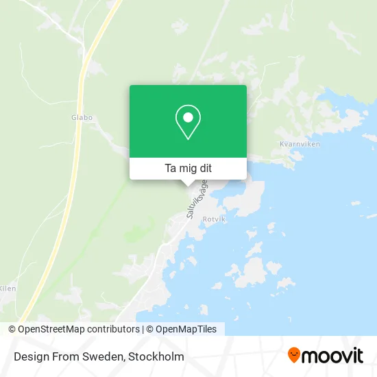 Design From Sweden karta