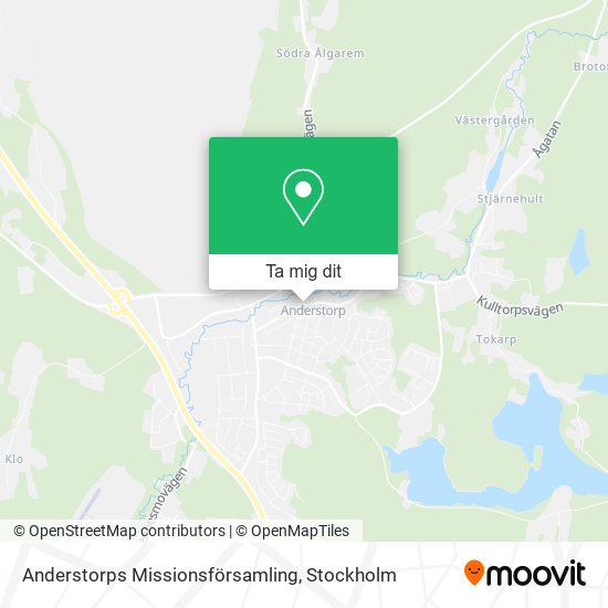 Anderstorps Missionsförsamling karta