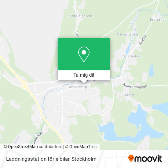 Laddningsstation för elbilar karta