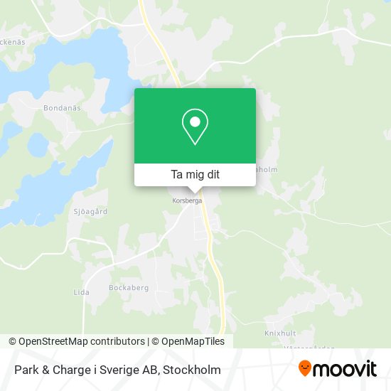 Park & Charge i Sverige AB karta