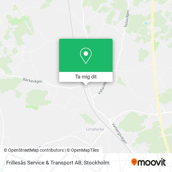 Frillesås Service & Transport AB karta