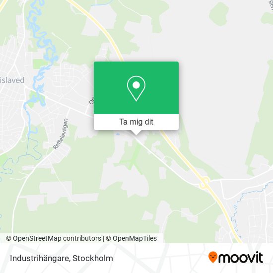 Industrihängare karta