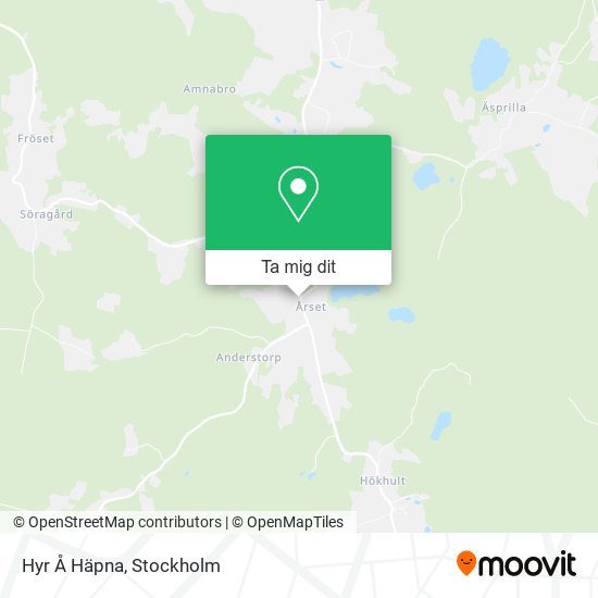 Hyr Å Häpna karta