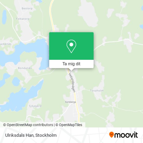 Ulriksdals Han karta