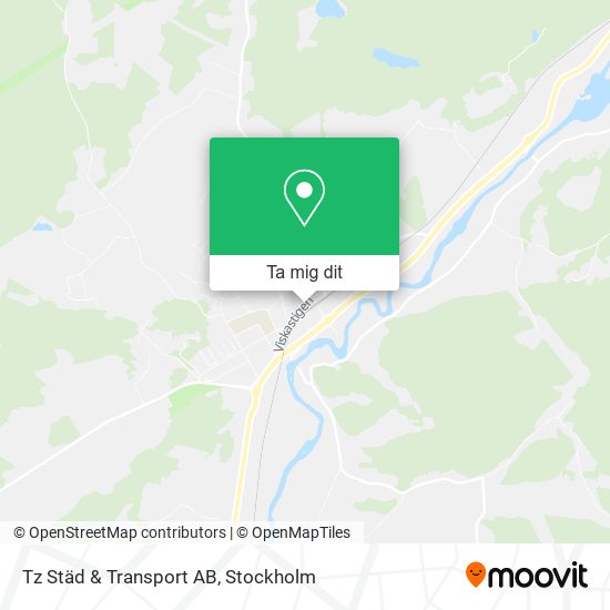 Tz Städ & Transport AB karta