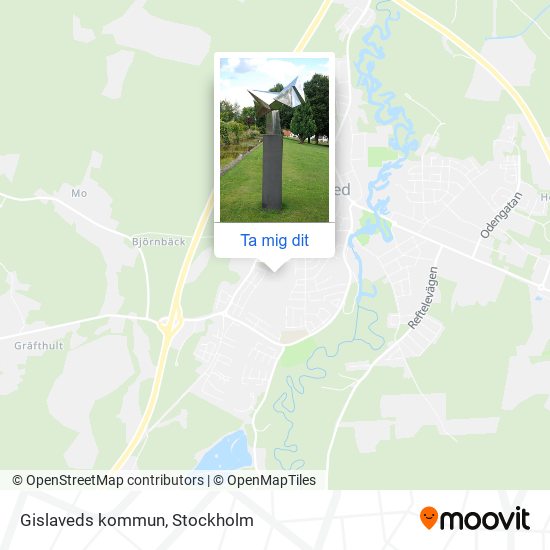 Gislaveds kommun karta