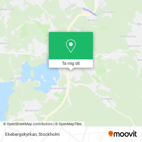 Ekebergskyrkan karta