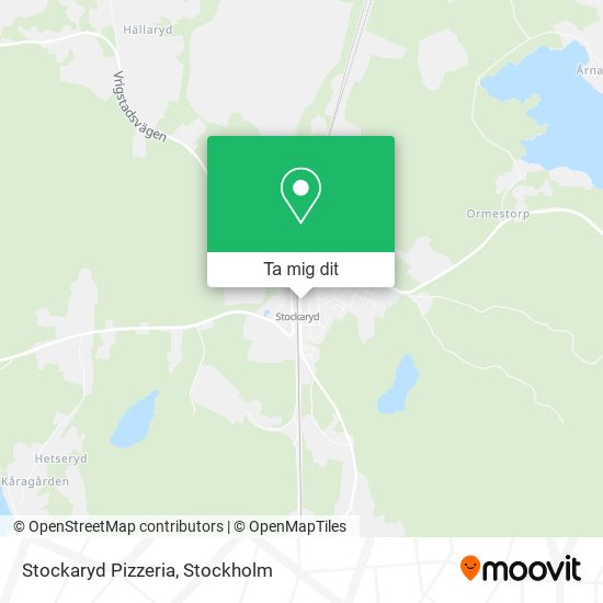 Stockaryd Pizzeria karta